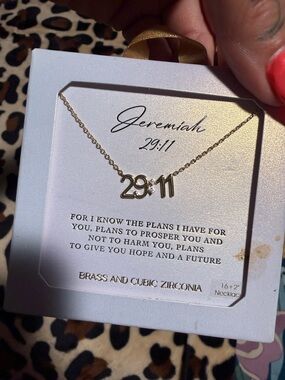 Jeremiah 29:11 Gold Necklace - Inspirational Women’s Jewelry